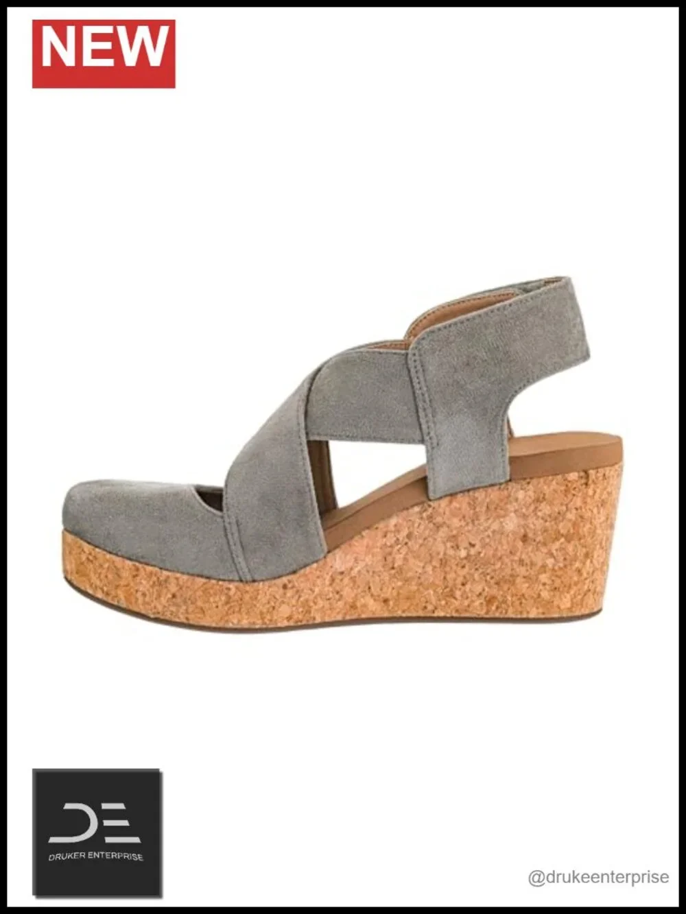 Corkys Case Closed Wedge Sandals - 2.5